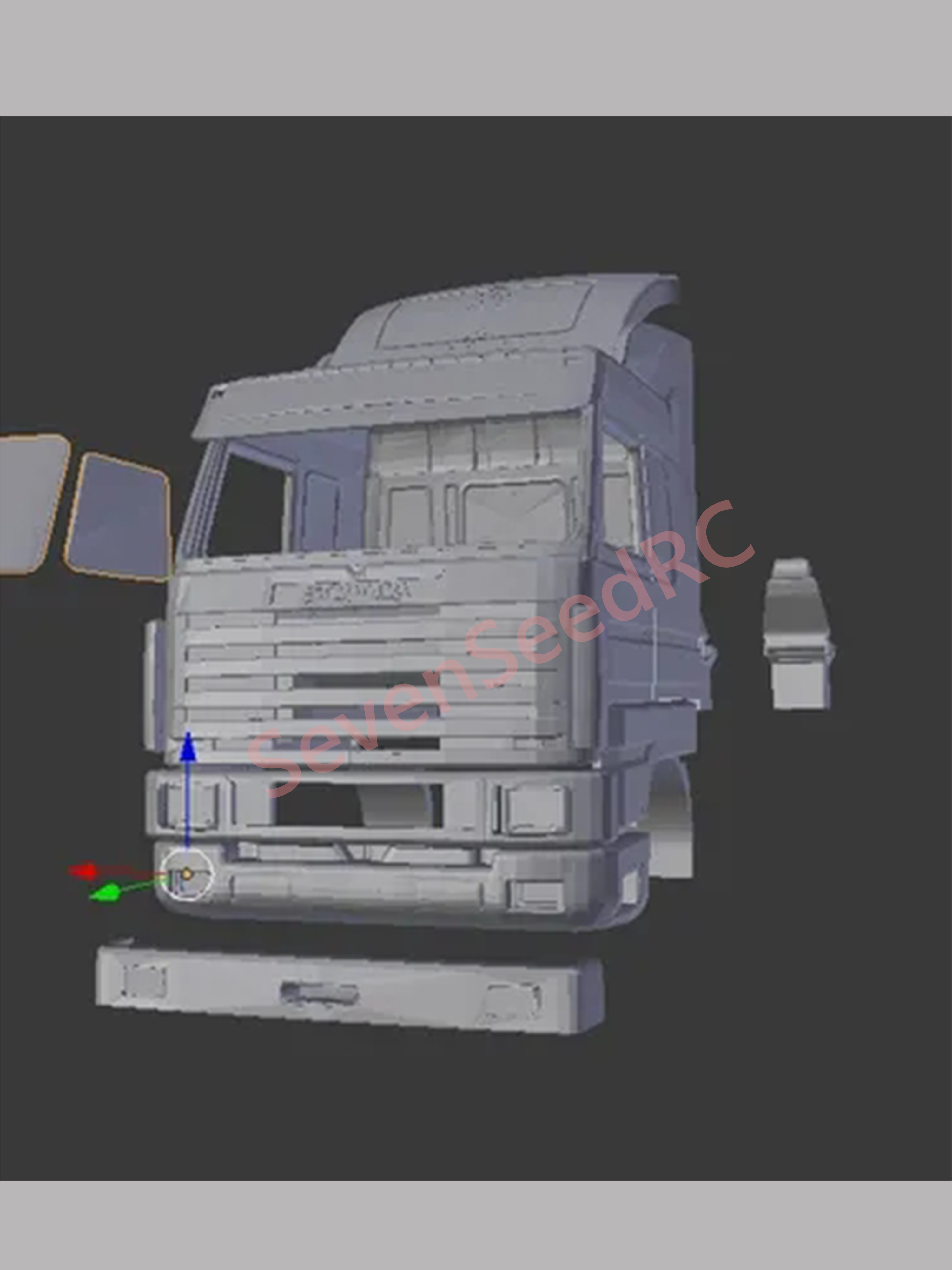 Model Kit Jdm - 3d Printed Truck Cab Kit scania