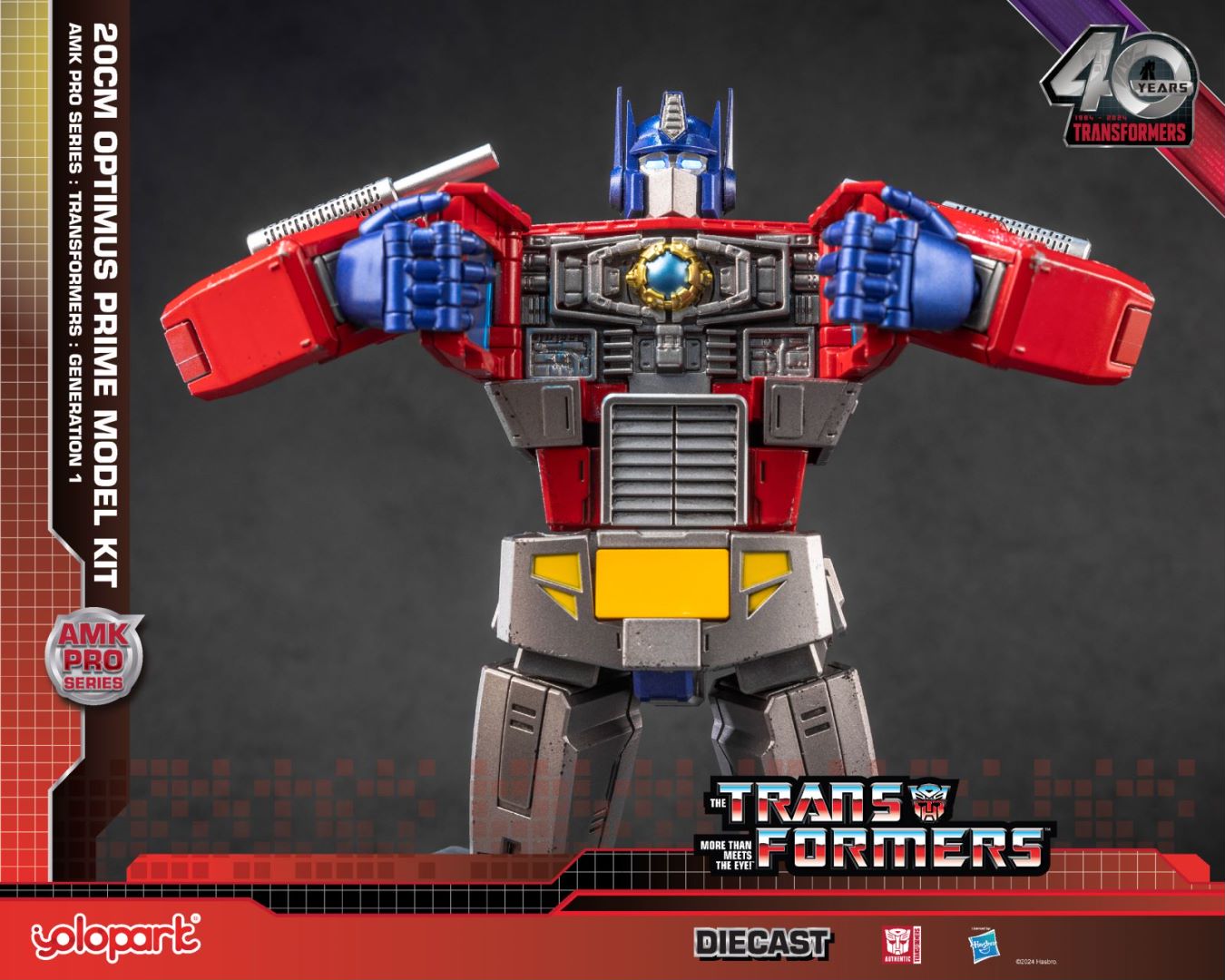 Model Kit Yolopark - YOLOPARK Transformers Optimus Prime figure Toy