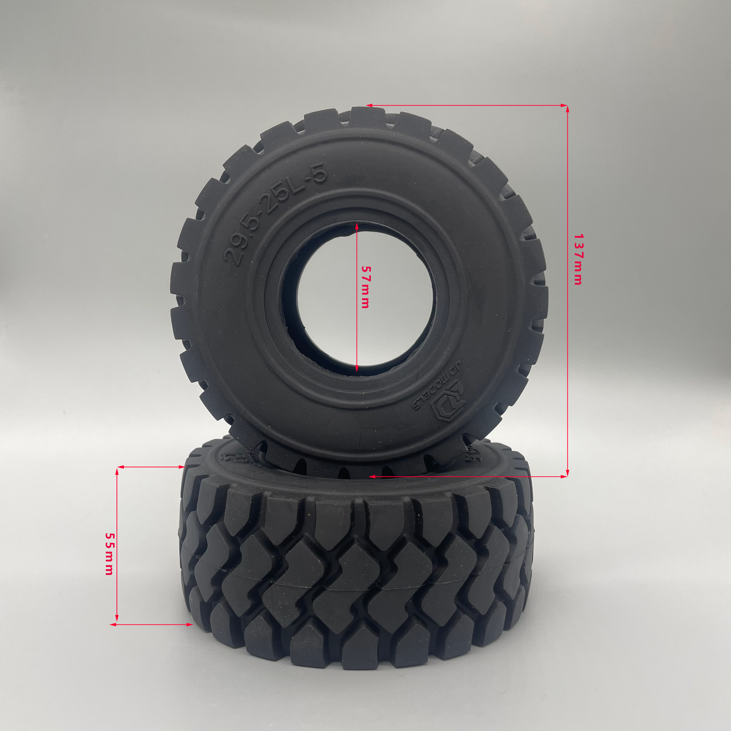 Model Kit Jdm - RC Loader Tires 137mm JDM-82 Heavy