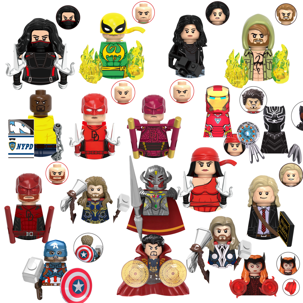 Model Kit Iron Man - Blind Box Mini Building Blocks G0198