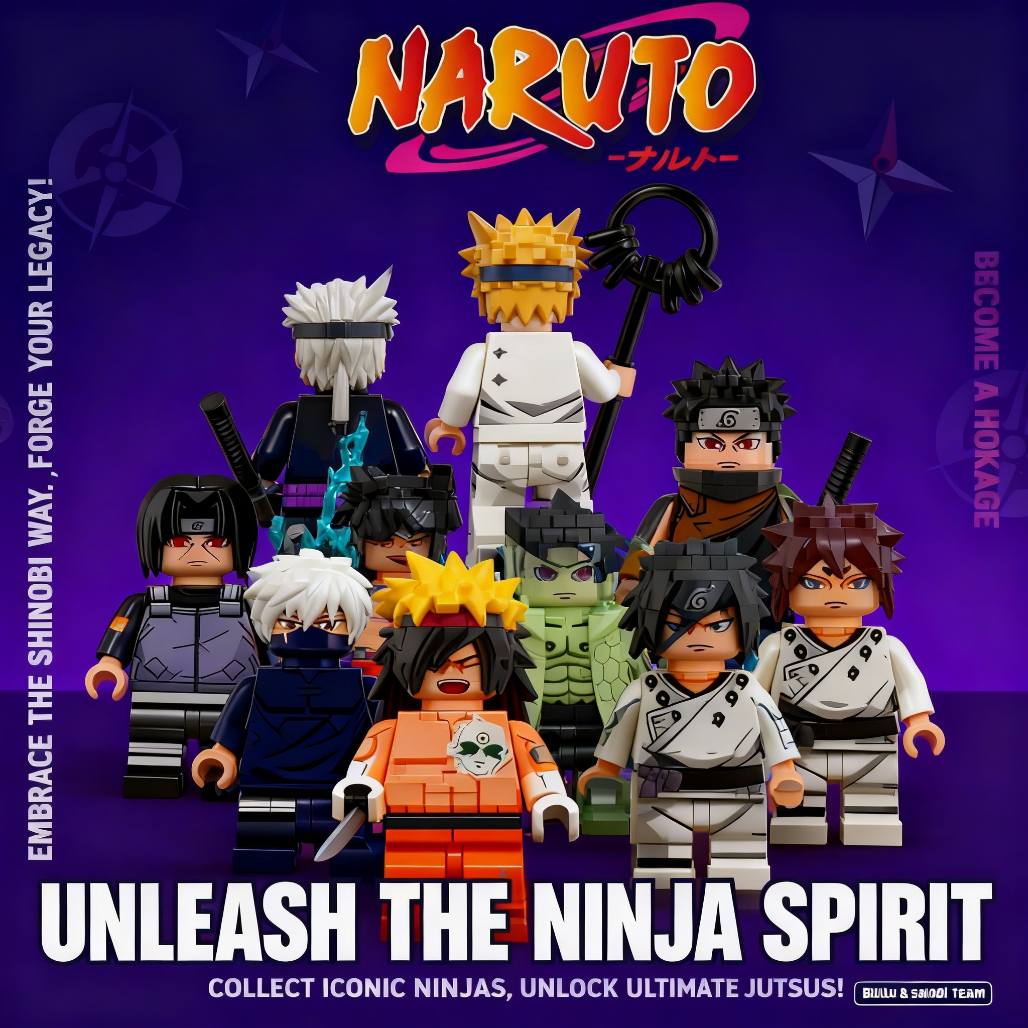 Model Kit Gundam Bandai - Naruto Sasuke Uchiha Itachi Kakashi Jiraiya
