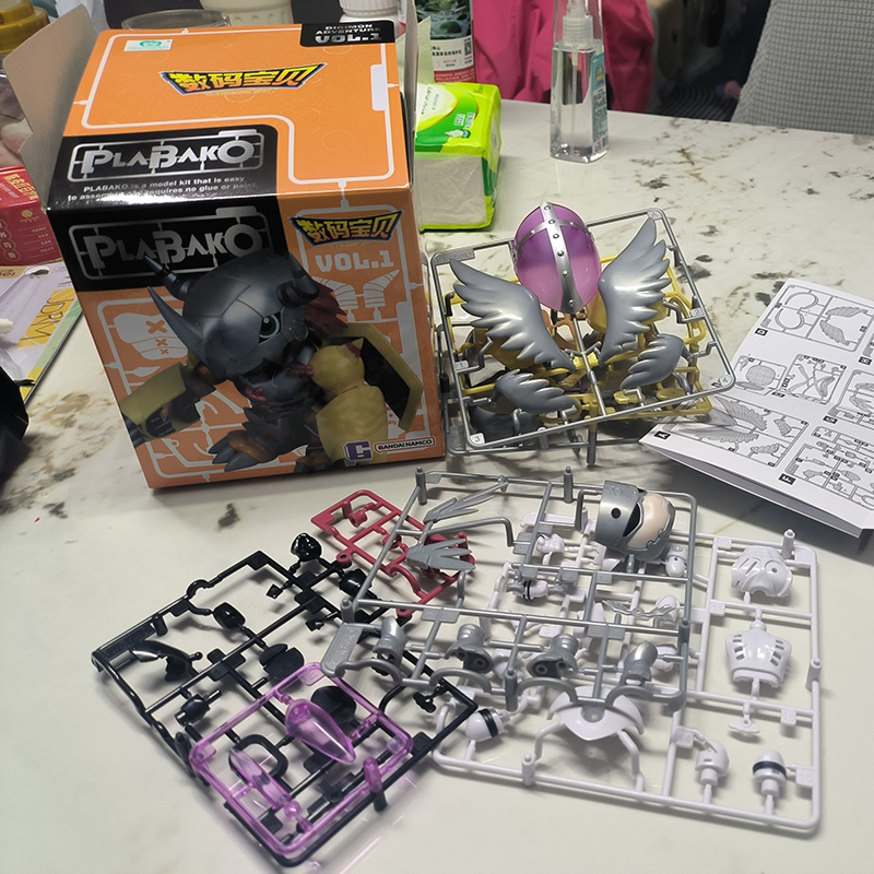 Model Kit Gundam Bandai - Original Plamodel Digimon Adventure Plastic Model