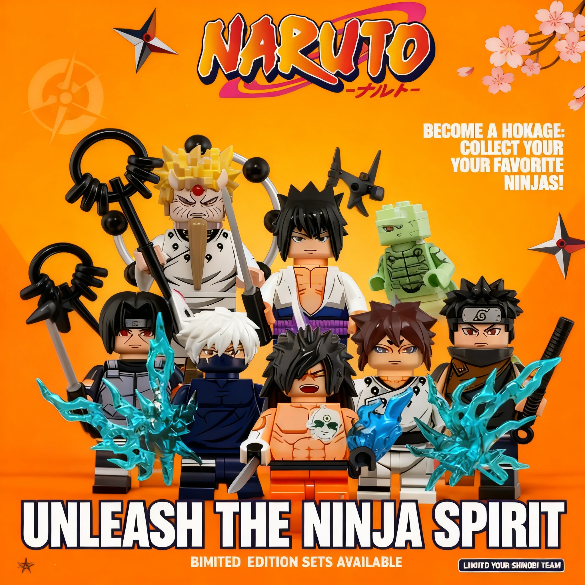 Model Kit Gundam Bandai - Naruto Sasuke Uchiha Itachi Kakashi Jiraiya