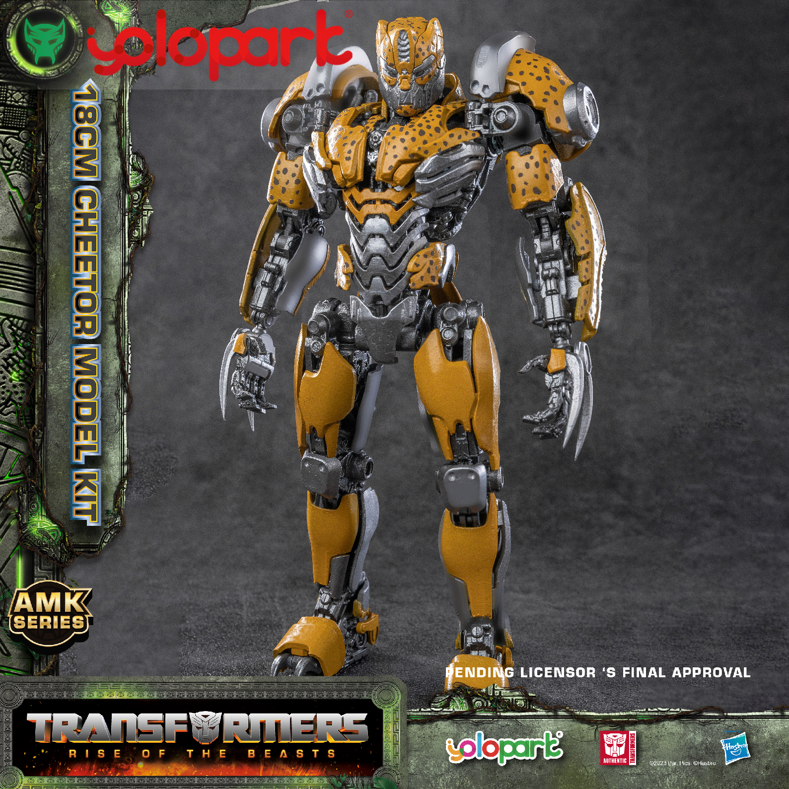 YOLOPARK 18cm Cheetor Transfor - Model Kit Yolopark recension och pris