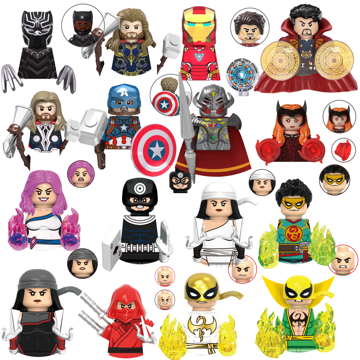 Blind Box Mini Building Blocks - Model Kit Iron Man recension och pris