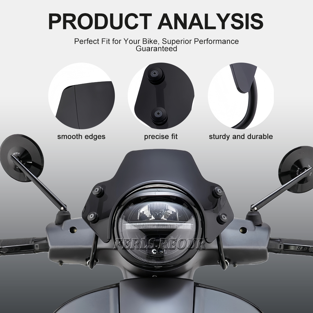 Front Windscreen Flyscreen Kit - Model Kit Vespa recension och pris