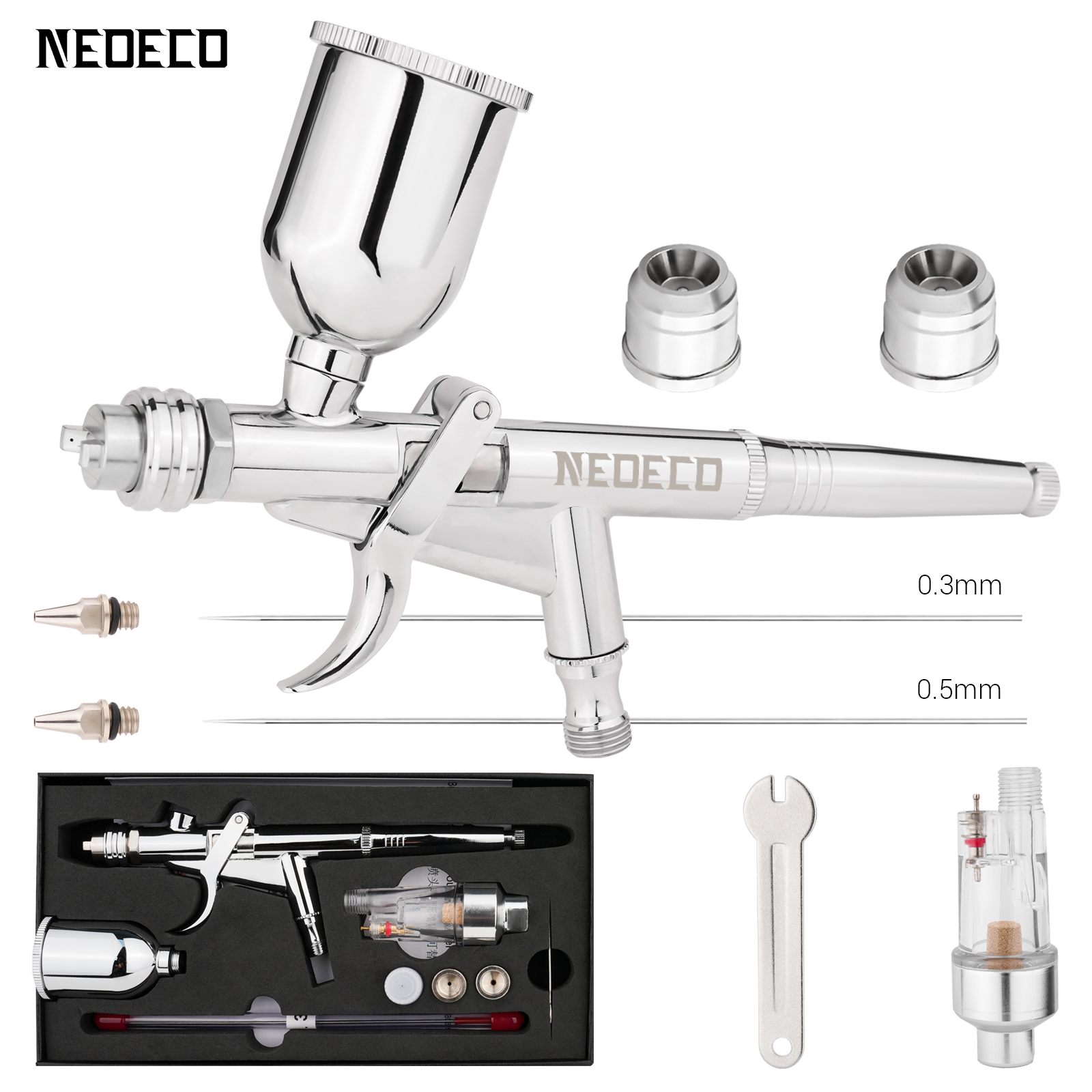 Pistol Grip Airbrush Kit 0.3mm - Model Kit Nippers recension och pris