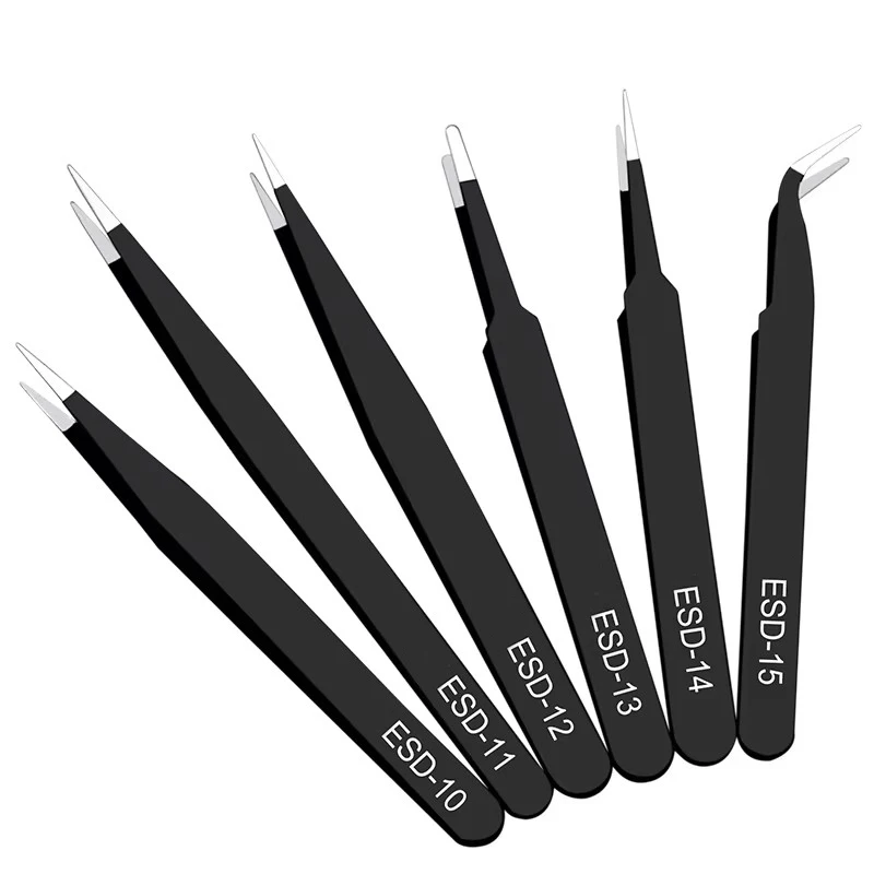 6pcs anti-static stainless ste - Model Kit Nippers recension och pris