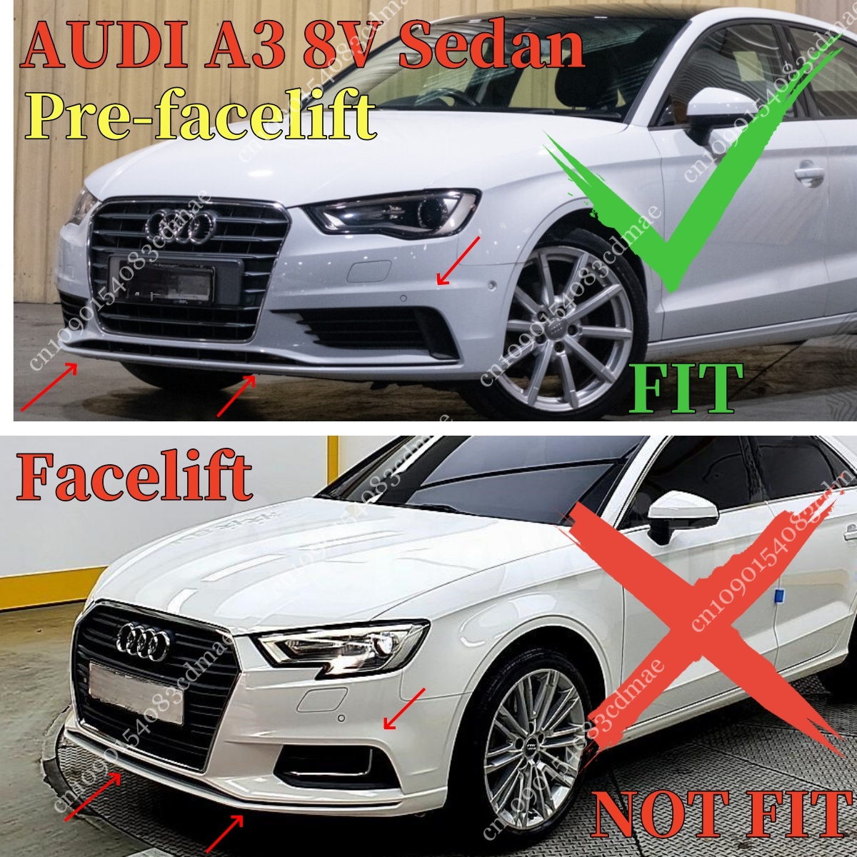 Front Bumper Splitter Lip For  - Model Kit Brands recension och pris