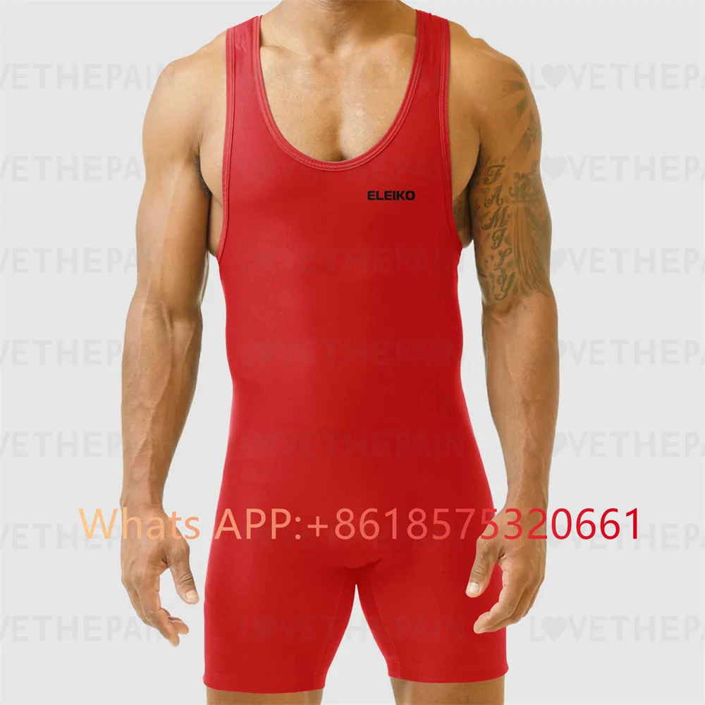 2024 Men's Wrestling Singlet S - Model Kit Iron Man recension och pris