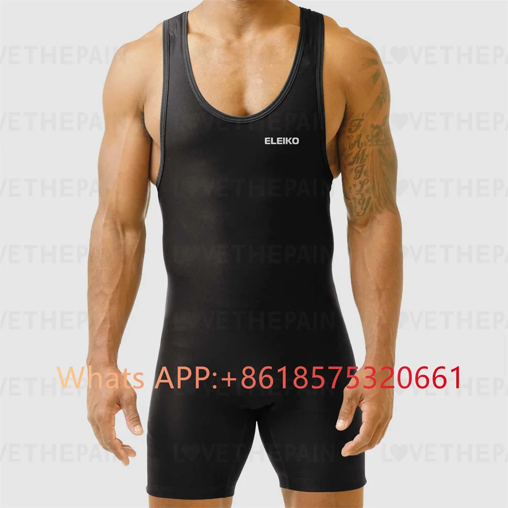 2024 Men's Wrestling Singlet S - Model Kit Iron Man recension och pris