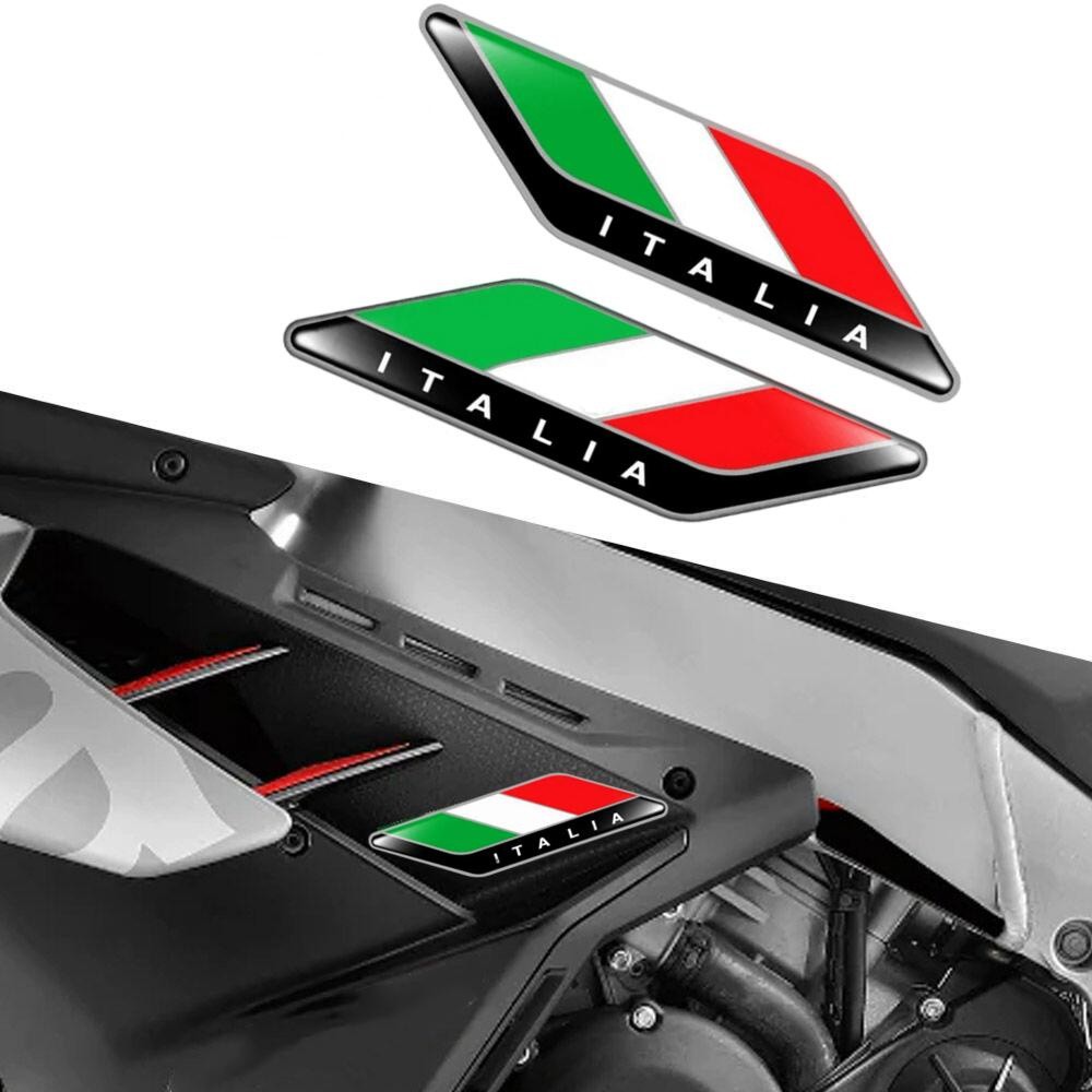 2Pcs/Pair 3D Tricolor Flag Emb - Model Kit Vespa recension och pris