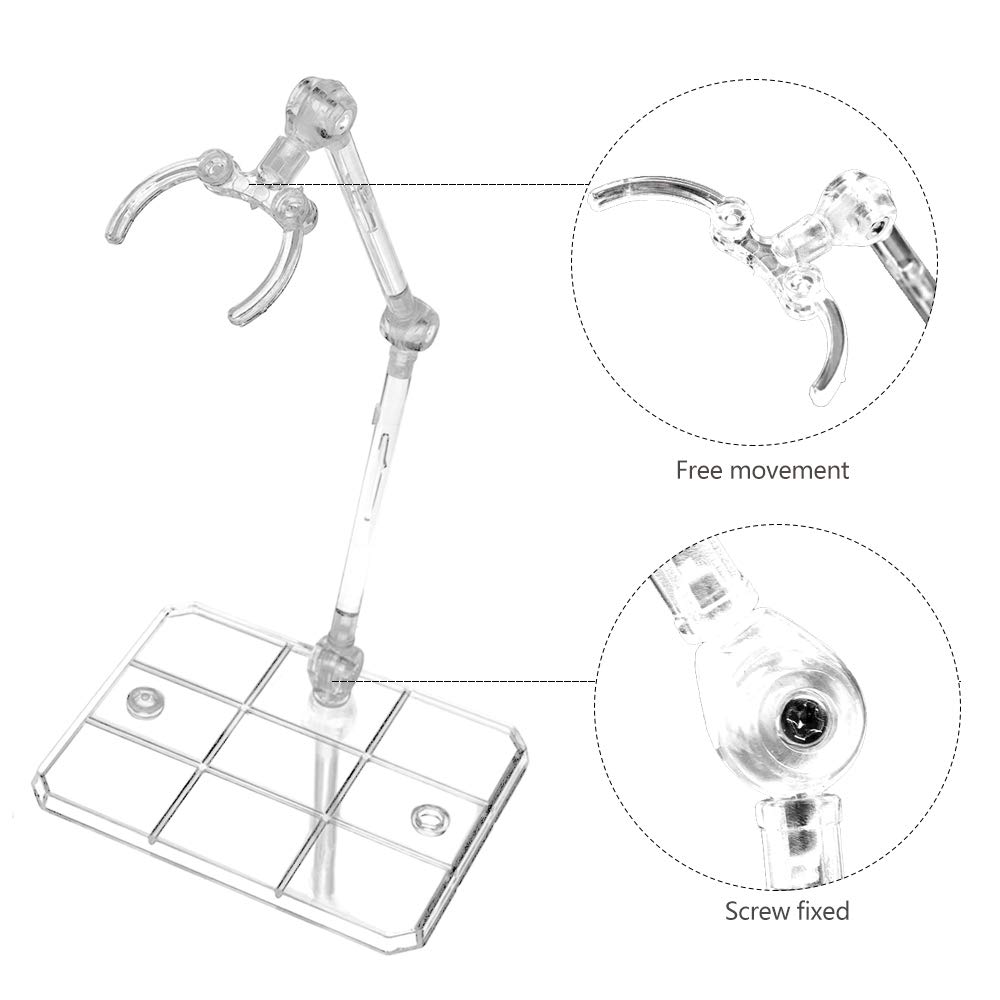 Clear Action Figure Stand,Asse - Model Kit Hg recension och pris
