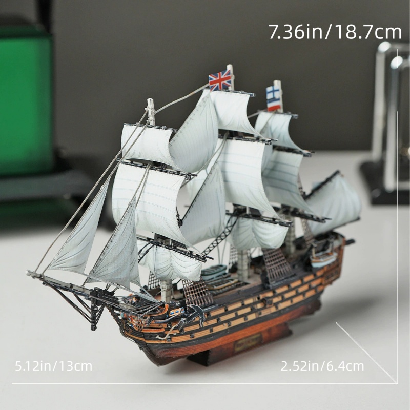 HMS Victory 3D Metal Puzzle DI - Model Kit Hms Victory recension och pris
