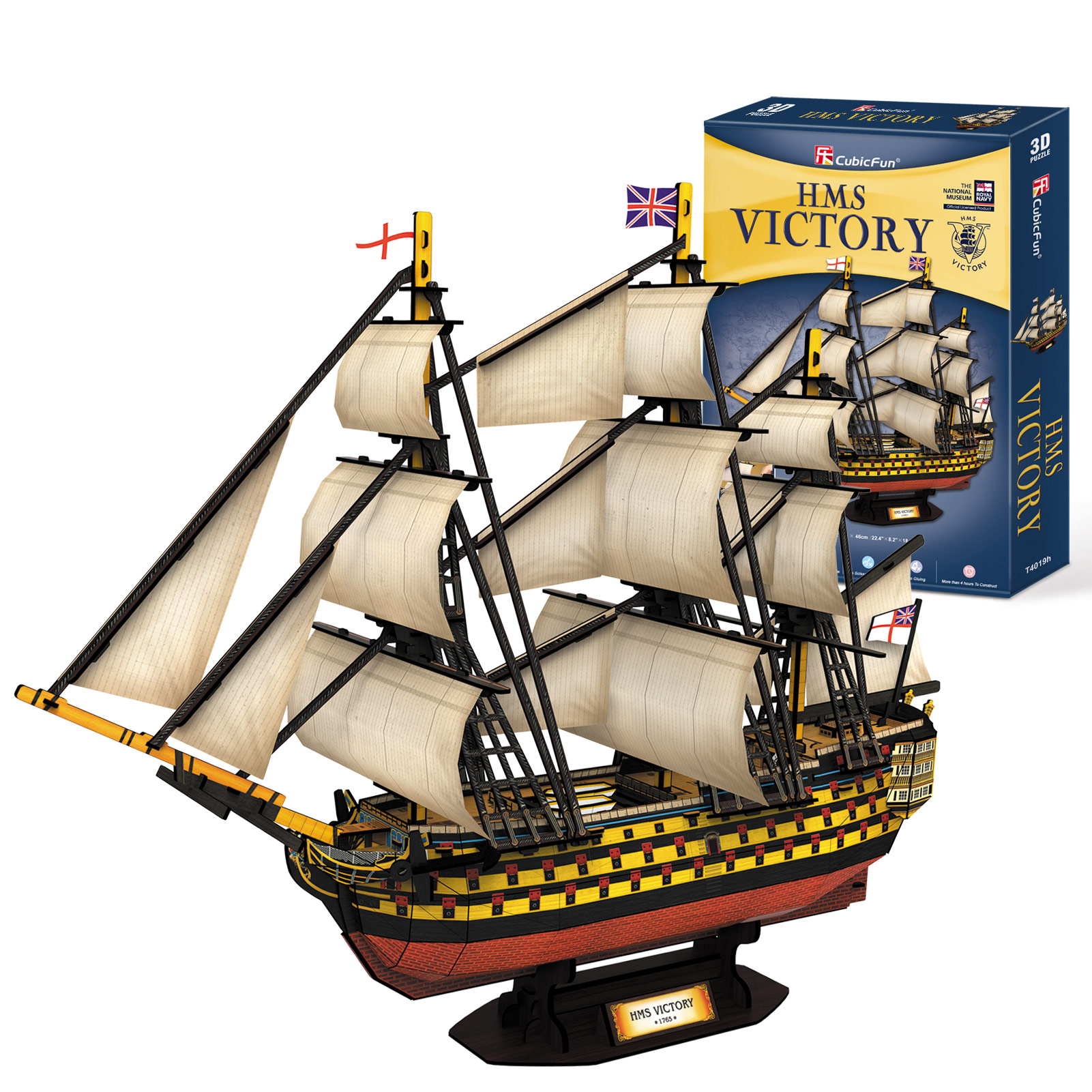 3D Puzzles Large HMS Victory V - Model Kit Hms Victory recension och pris