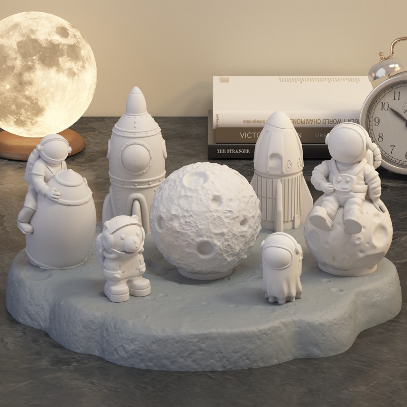 3D Space Astronaut Silicone Ca - Model Kit Cement recension och pris
