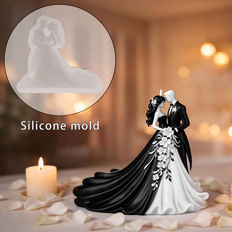 Newlywed Couple Wedding Dress  - Model Kit Cement recension och pris