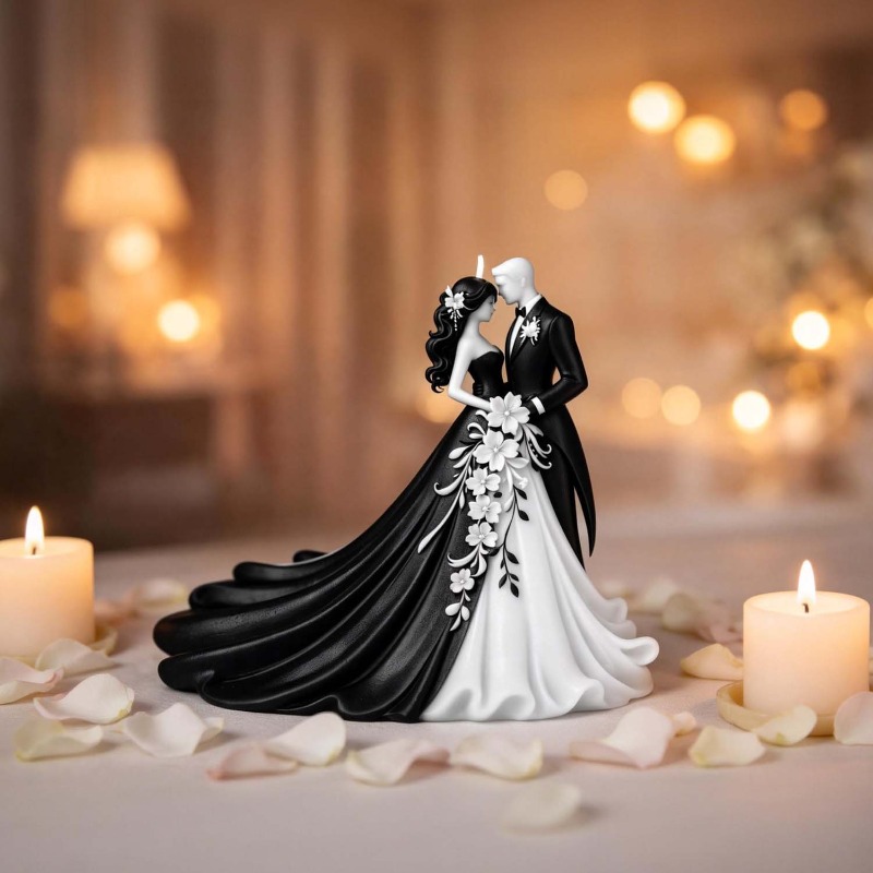 Newlywed Couple Wedding Dress  - Model Kit Cement recension och pris