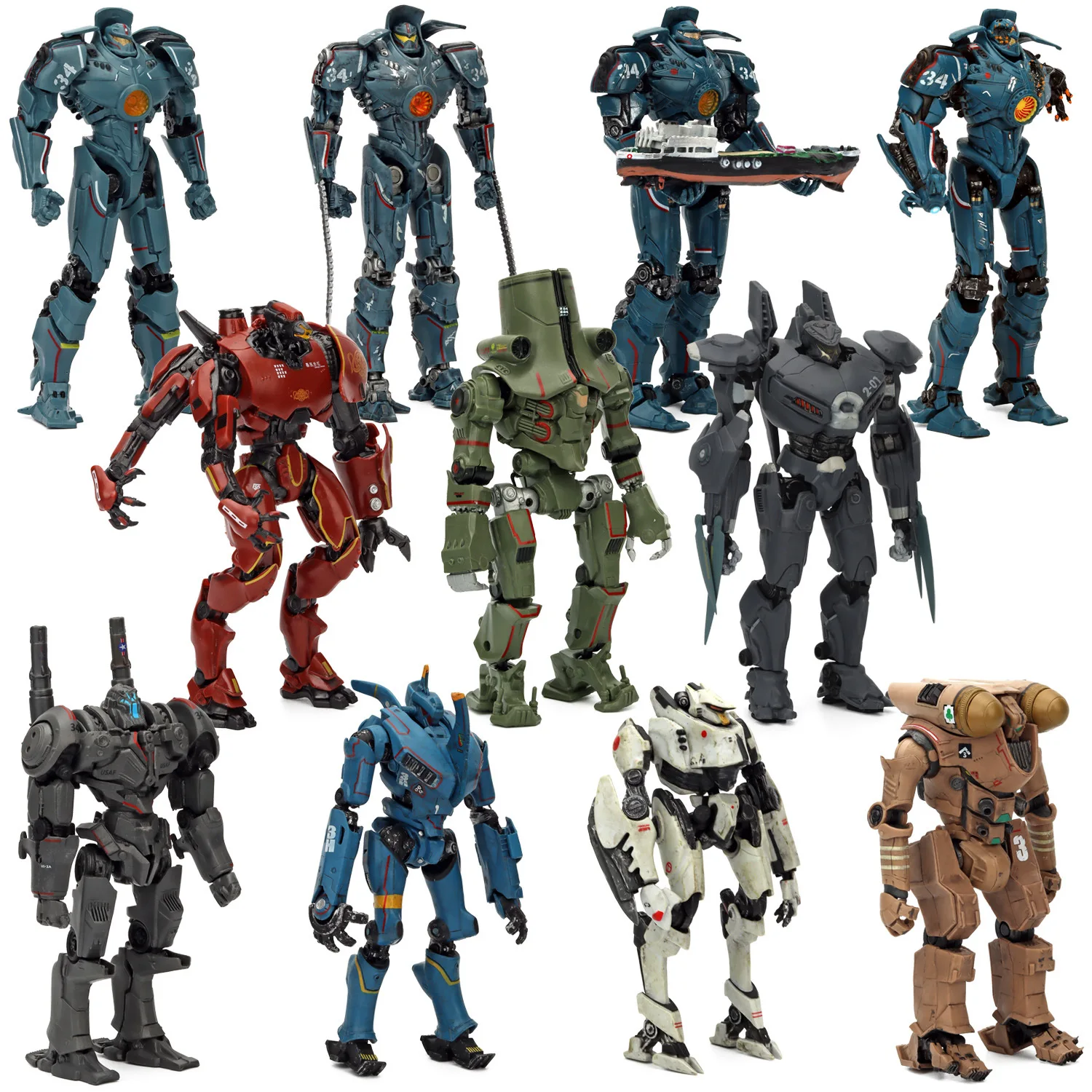 11 types Red Tramp Mecha Actio - Model Kit Pacific Rim recension och pris