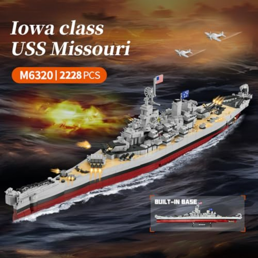 M6320 Military Series WWII Bat - Model Kit Uss Iowa recension och pris