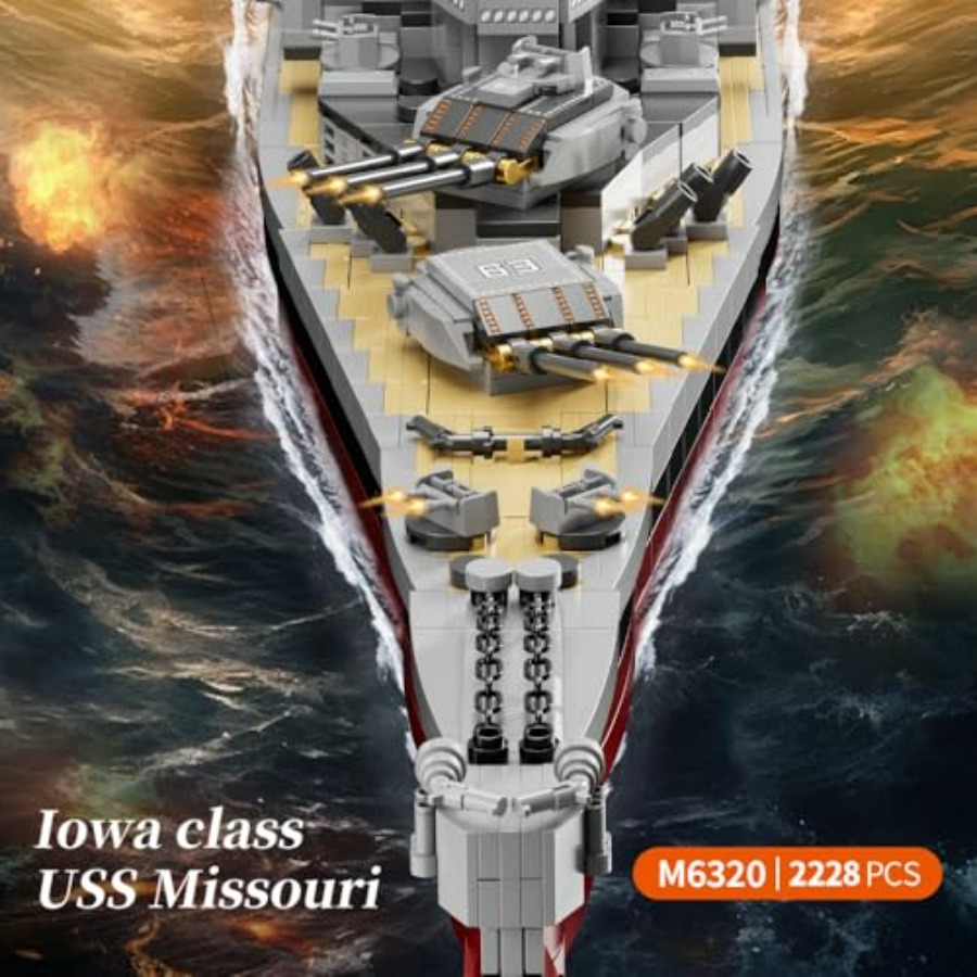 M6320 Military Series WWII Bat - Model Kit Uss Iowa recension och pris