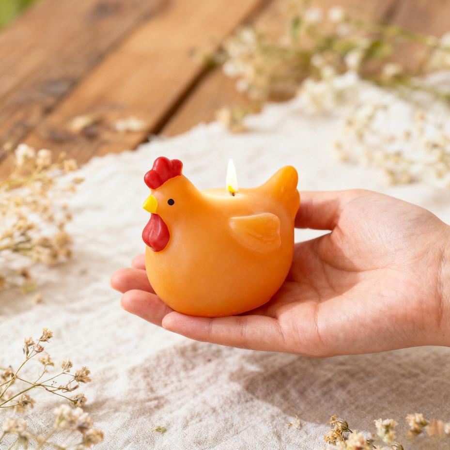 3D Chicken Candle Silicone Mol - Model Kit Cement recension och pris