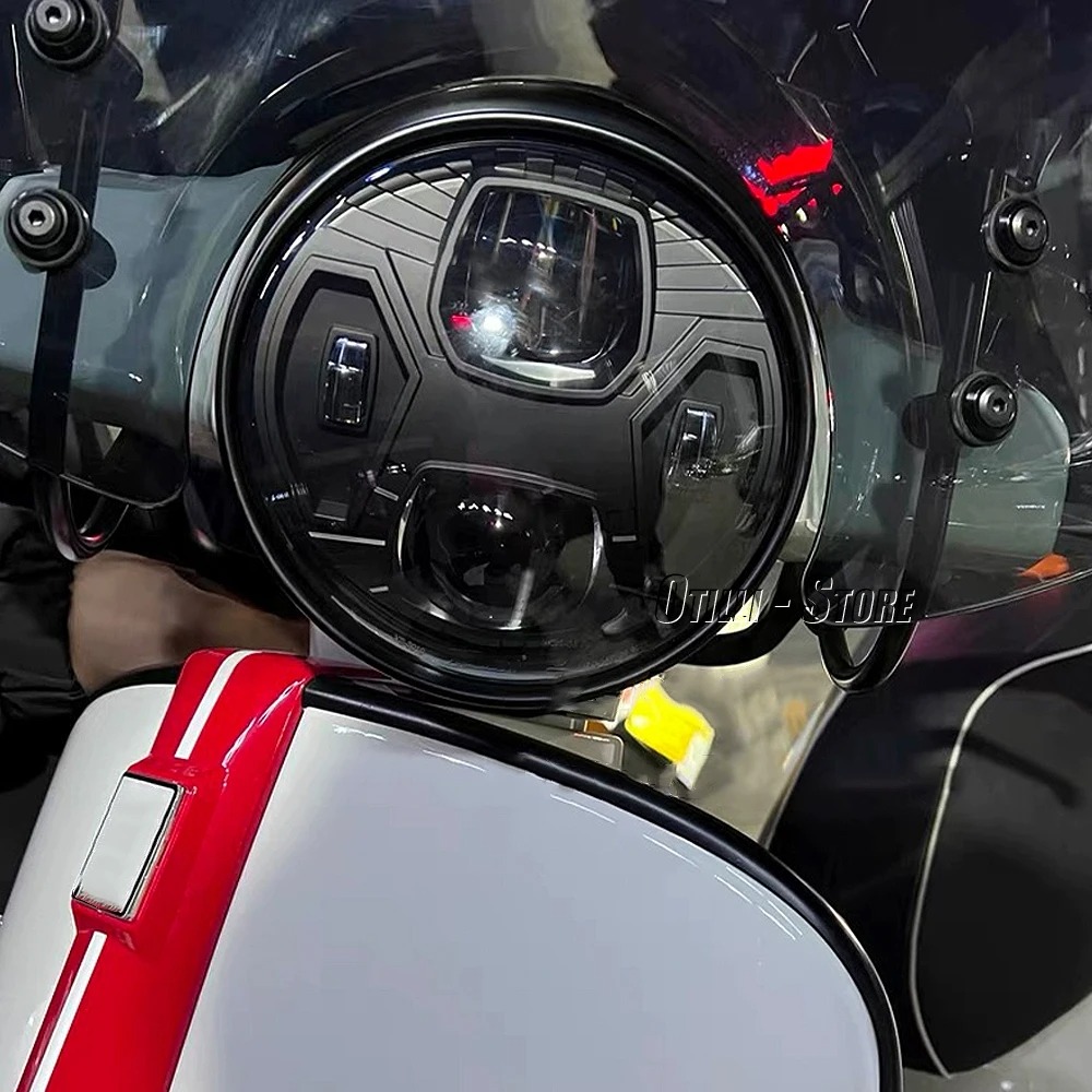 LED Headlight Assembly Black C - Model Kit Vespa recension och pris