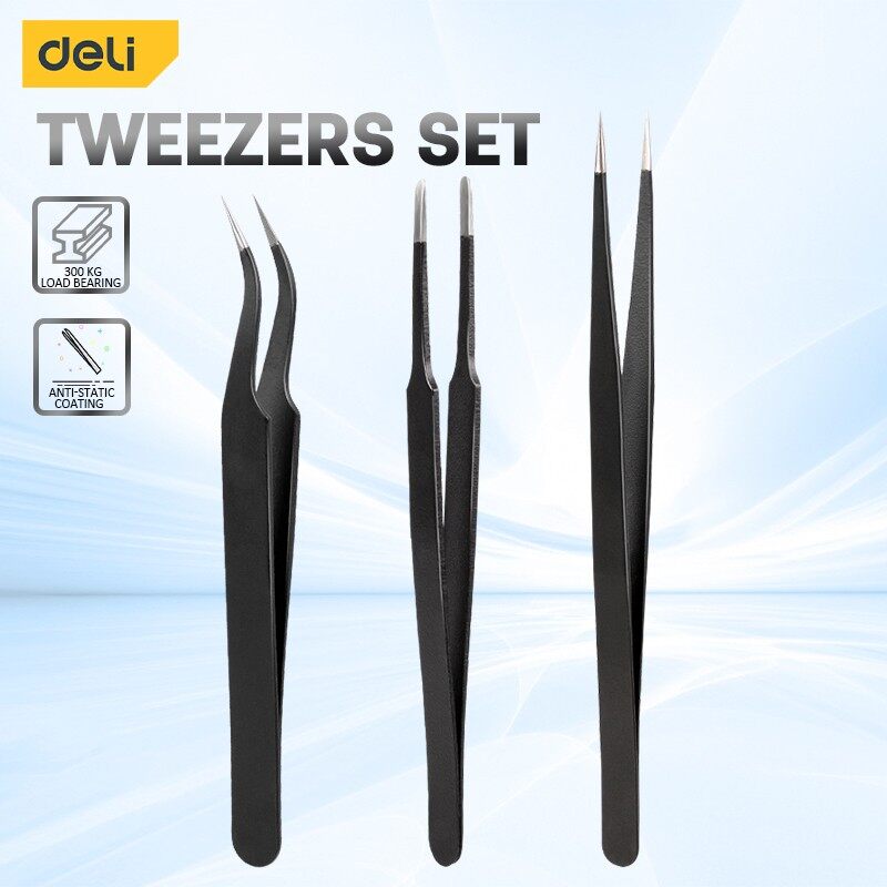 Deli 3PCS Tweezers Set Upgrade - Model Kit Nippers recension och pris
